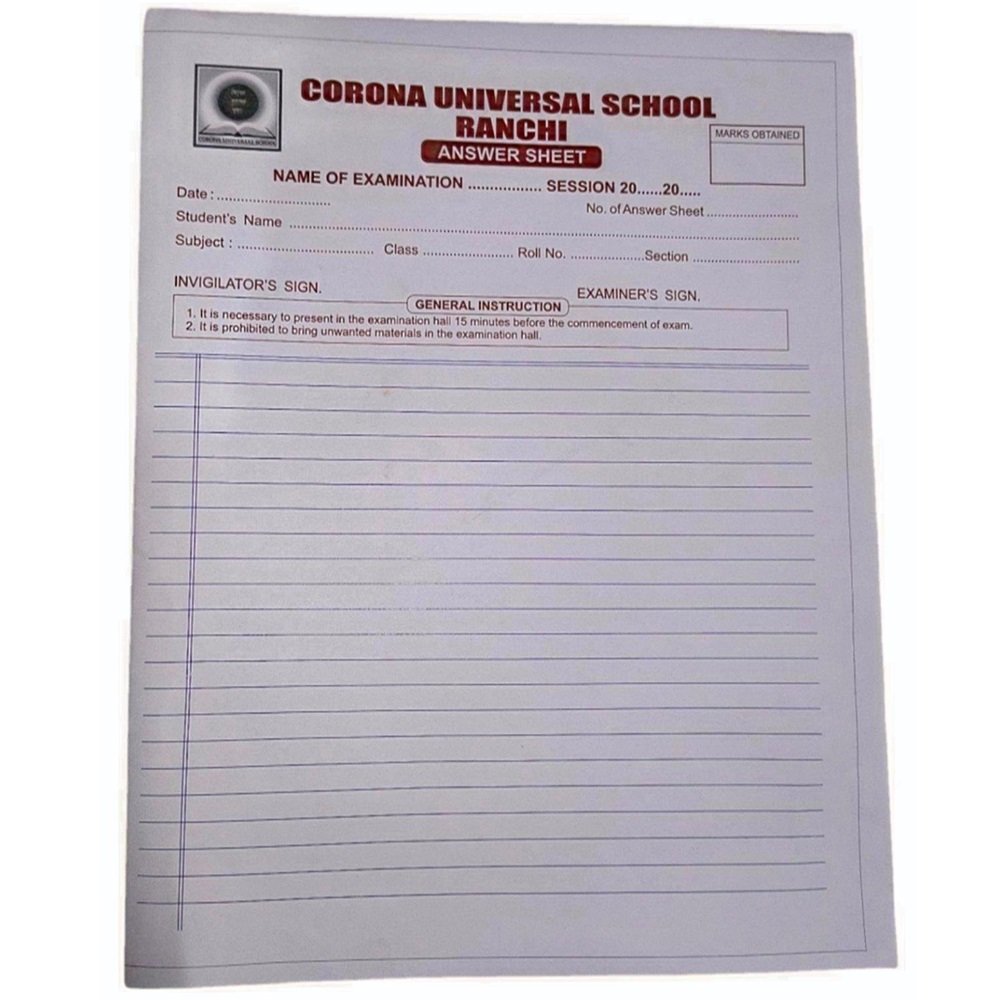Answer Sheets
