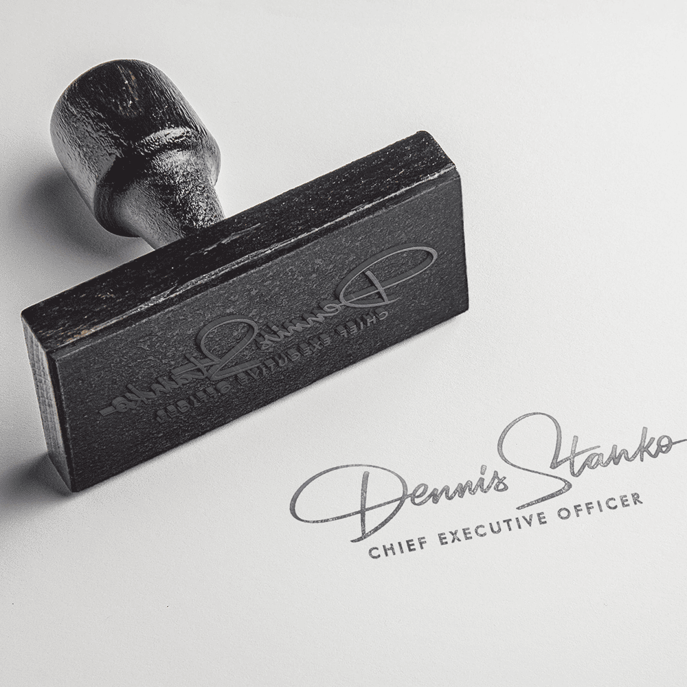 Company Signature Stamp